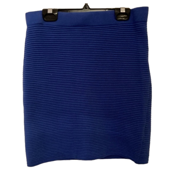 𝅺silence + noise body-con royal blue mini skirt. - Picture 1 of 6